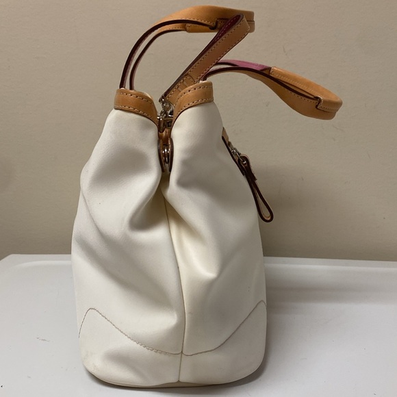 Coach Hampton Nylon Mini Tote Weekender Handbag 4275 - Picture 6 of 17